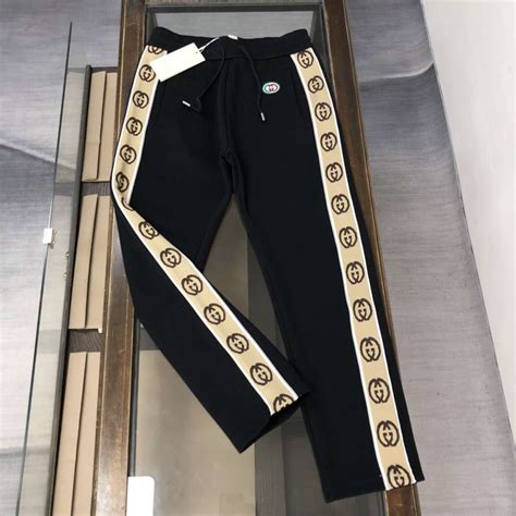 fake gucci sweat pants|gucci jogging pants.